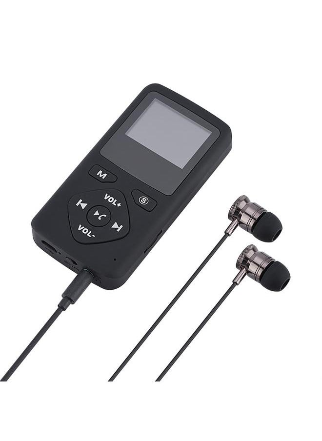Portable DAB/DAB+ Pocket Digital Radio Receiver Bluetooth MP3 Player with Earphone