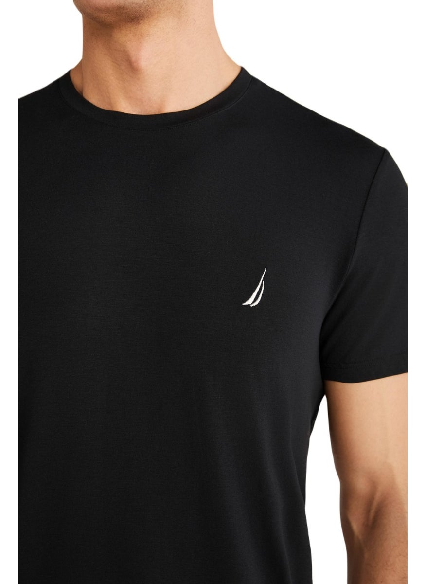 Men's Black Modal Sleep T-Shirt