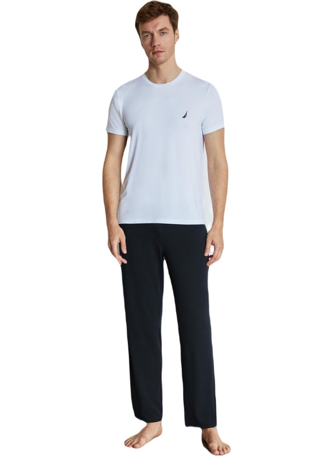 Men's White Modal Sleep T-Shirt