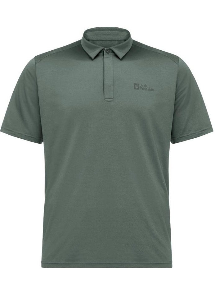 Delgami Polo M Men's Green Polo T-Shirt