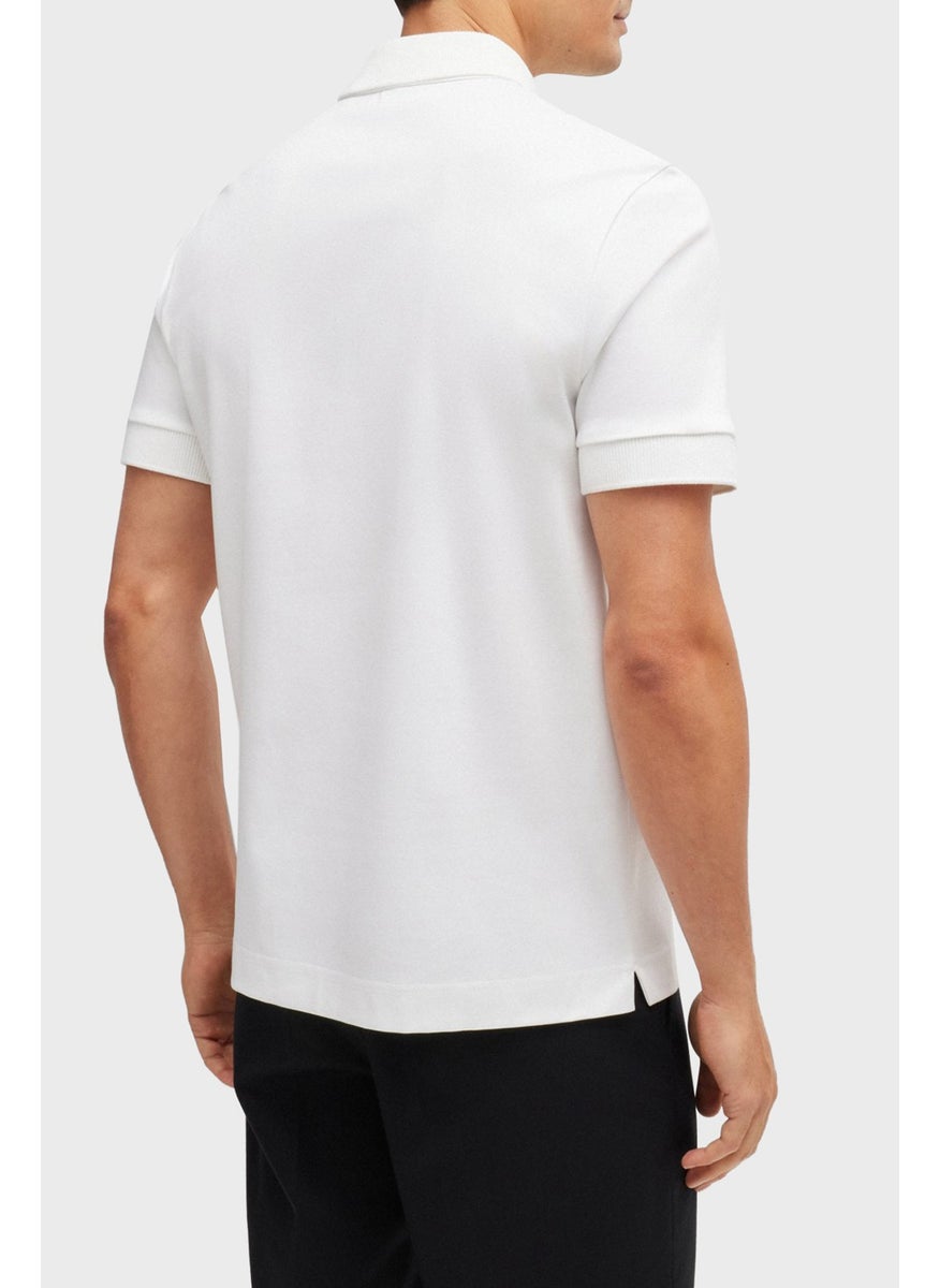Cotton Regular Fit Polo Neck T Shirt Men's Polo Neck T Shirt 50520297 100