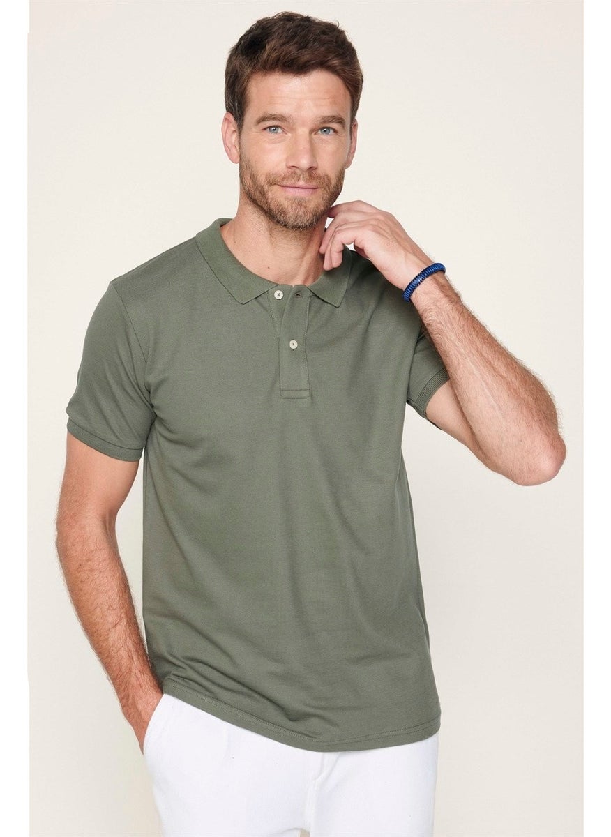 Tudors Slim Fit Plain Polo Neck Men's T-Shirt - Tudors