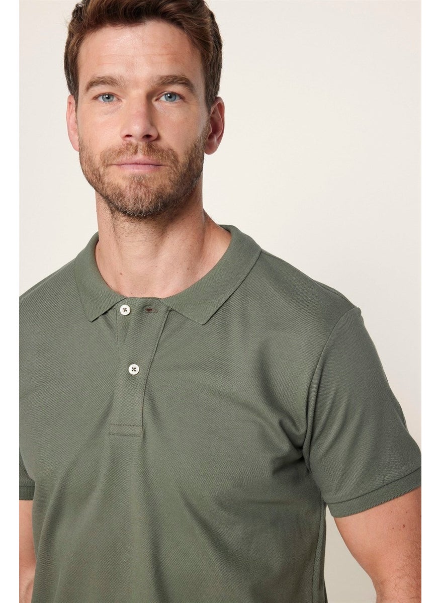 Tudors Slim Fit Plain Polo Neck Men's T-Shirt - Tudors