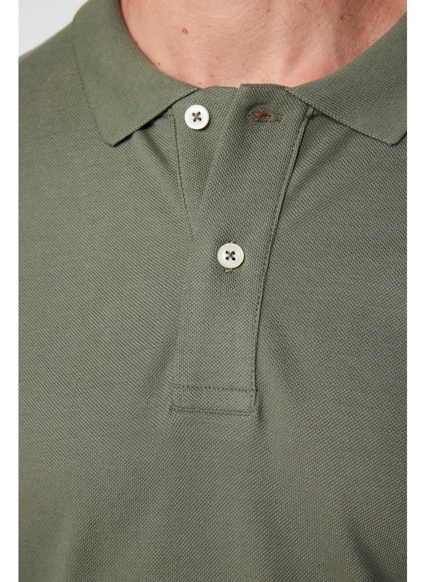 Tudors Slim Fit Plain Polo Neck Men's T-Shirt - Tudors