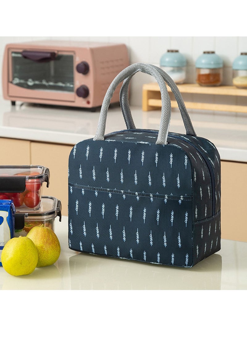 Lunch Bag Tote Insulated with Water-resistant Soft Liner Box for Picnic Boating Beach Fishing Work School Office Reusable Adult Men Women
