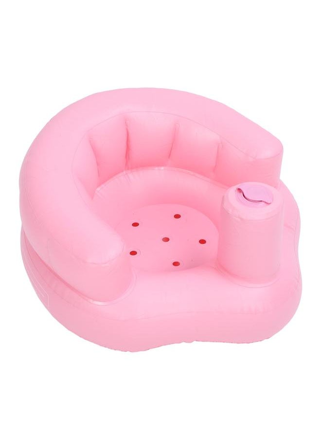 Baby Inflatable Seat Leakproof Foldable Built in Gas Pump PVC Infant Support Inflatable Chair