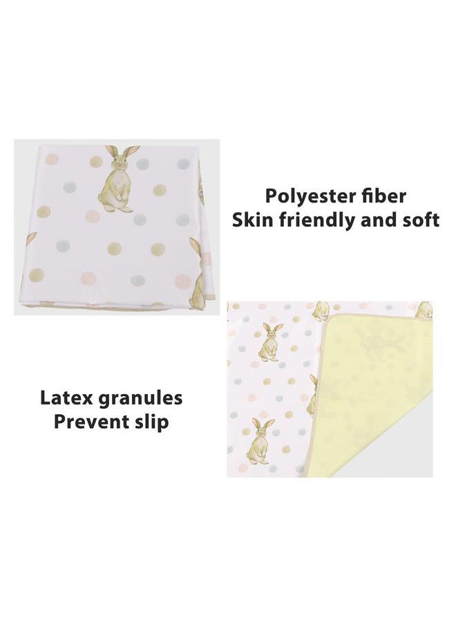 Baby Crawling Play Mat Prevent Slipping Waterproof Cute Animal Pattern High Chair Floor Mat Under High Chair Mat