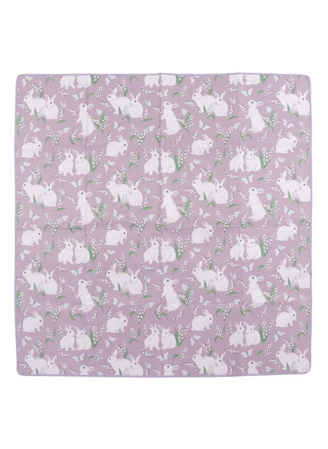 Baby Highchair Floor Mat Soft Cute Cartoon Animal Pattern Waterproof Food Spill Mess Mat for Home