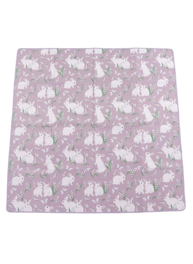 Baby Highchair Floor Mat Soft Cute Cartoon Animal Pattern Waterproof Food Spill Mess Mat for Home