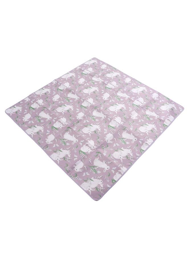 Baby Highchair Floor Mat Soft Cute Cartoon Animal Pattern Waterproof Food Spill Mess Mat for Home