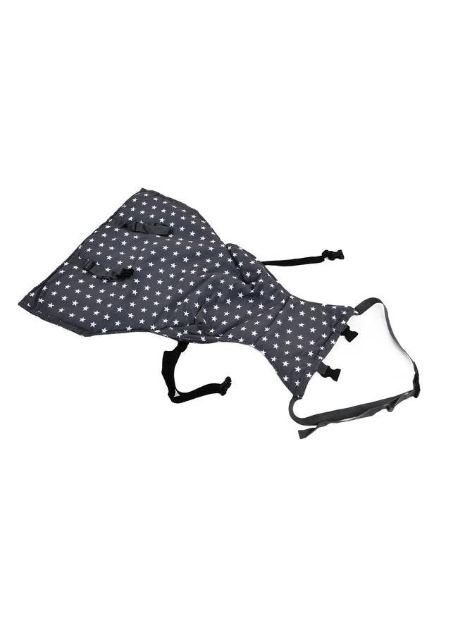 Portable Baby Chair Abrasion Resistance Durable Resilience Polyester Baby Chair Feeding BeltGrey Star