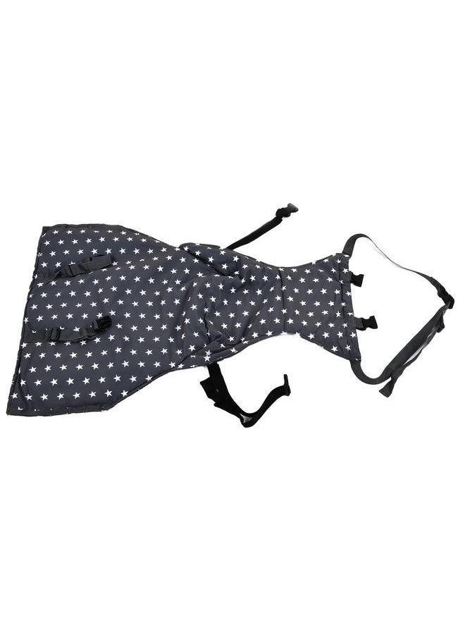 Portable Baby Chair Abrasion Resistance Durable Resilience Polyester Baby Chair Feeding BeltGrey Star