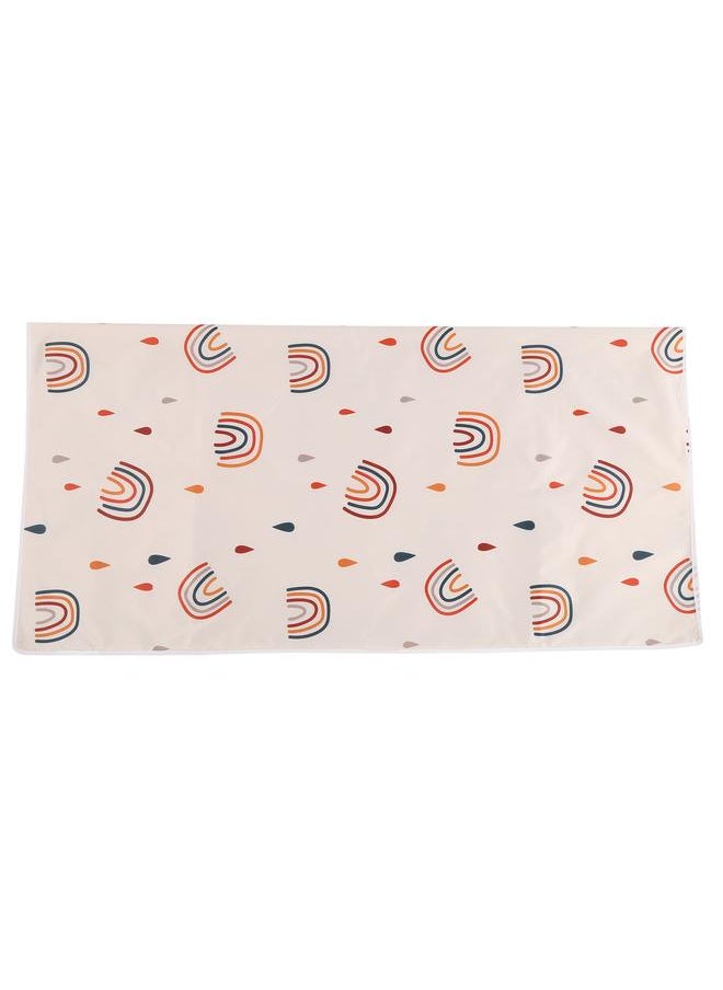 Baby Dining Chair Mat Waterproof Under High Chair Floor Protector AntiSlip Play Mat(110 x 110CM SMT105EF345)