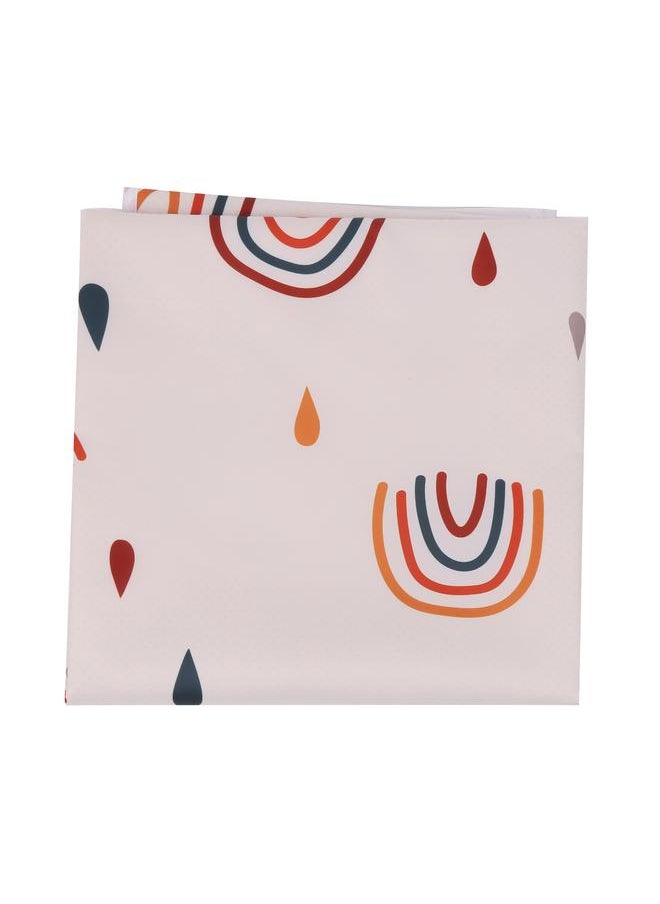 Baby Dining Chair Mat Waterproof Under High Chair Floor Protector AntiSlip Play Mat(110 x 110CM SMT105EF345)