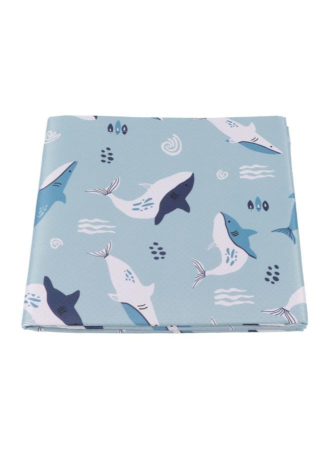 High Chair Mat Waterproof Prevent Slip Large Portable Multi Functional Baby Play Mat for Indoor Picnic