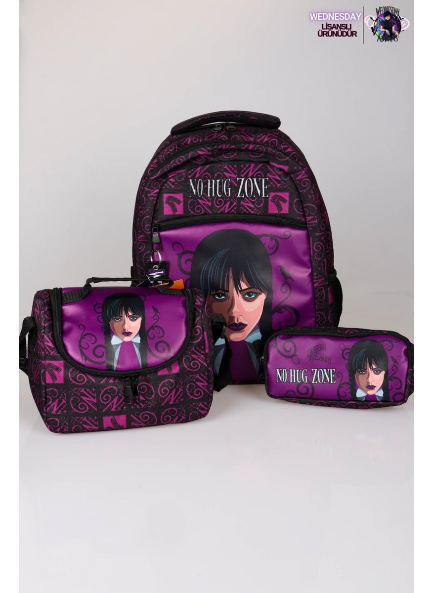 New Season Licensed School Bag, Pen Bag and Lunch Box School Set
