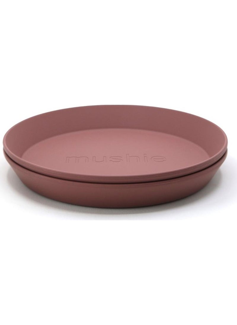 Dinner Plate Round Woodchuck - Plate Dark Brown Color
