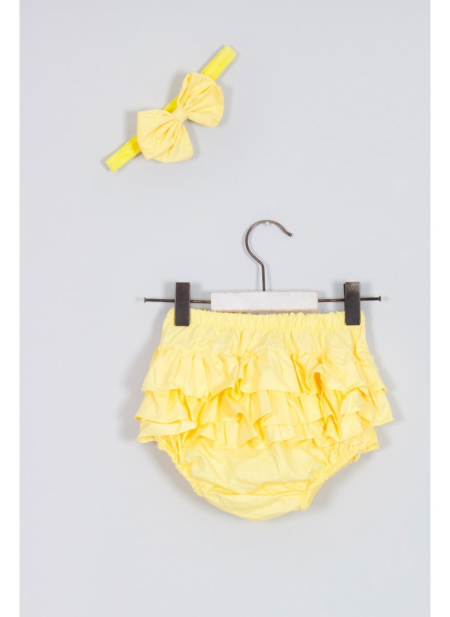 Baby Girl Bandana Ruffle Shorts Set