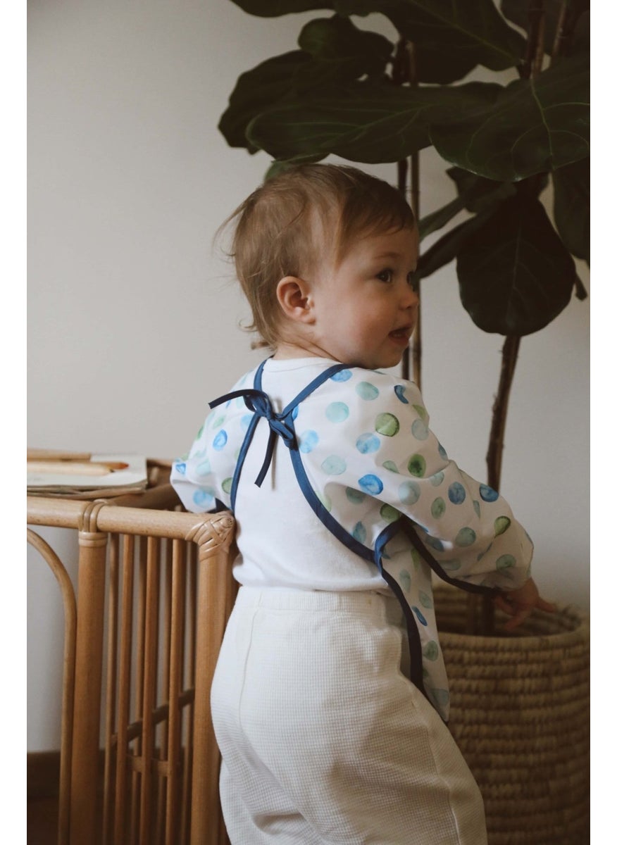 Long Sleeve Liquid Proof Activity Apron (6-36 Months)