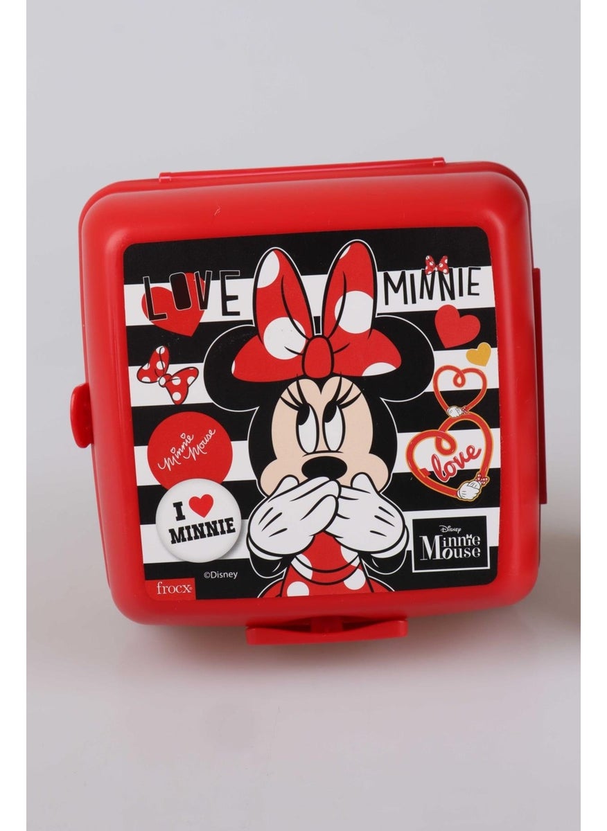 New Season Licensed Minnie Mouse Nutrition Bowl and Tritan Flask 500 ml Nutrition Set