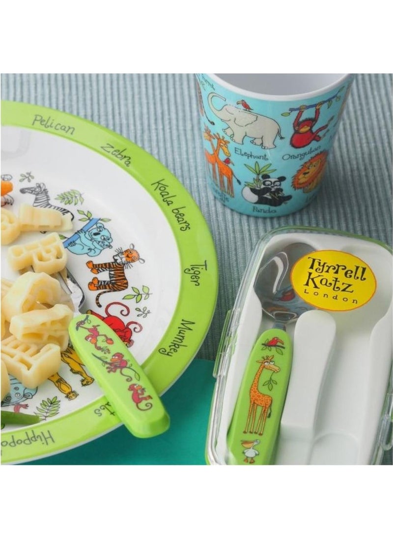 Boxed Fork Spoon Set // Jungle