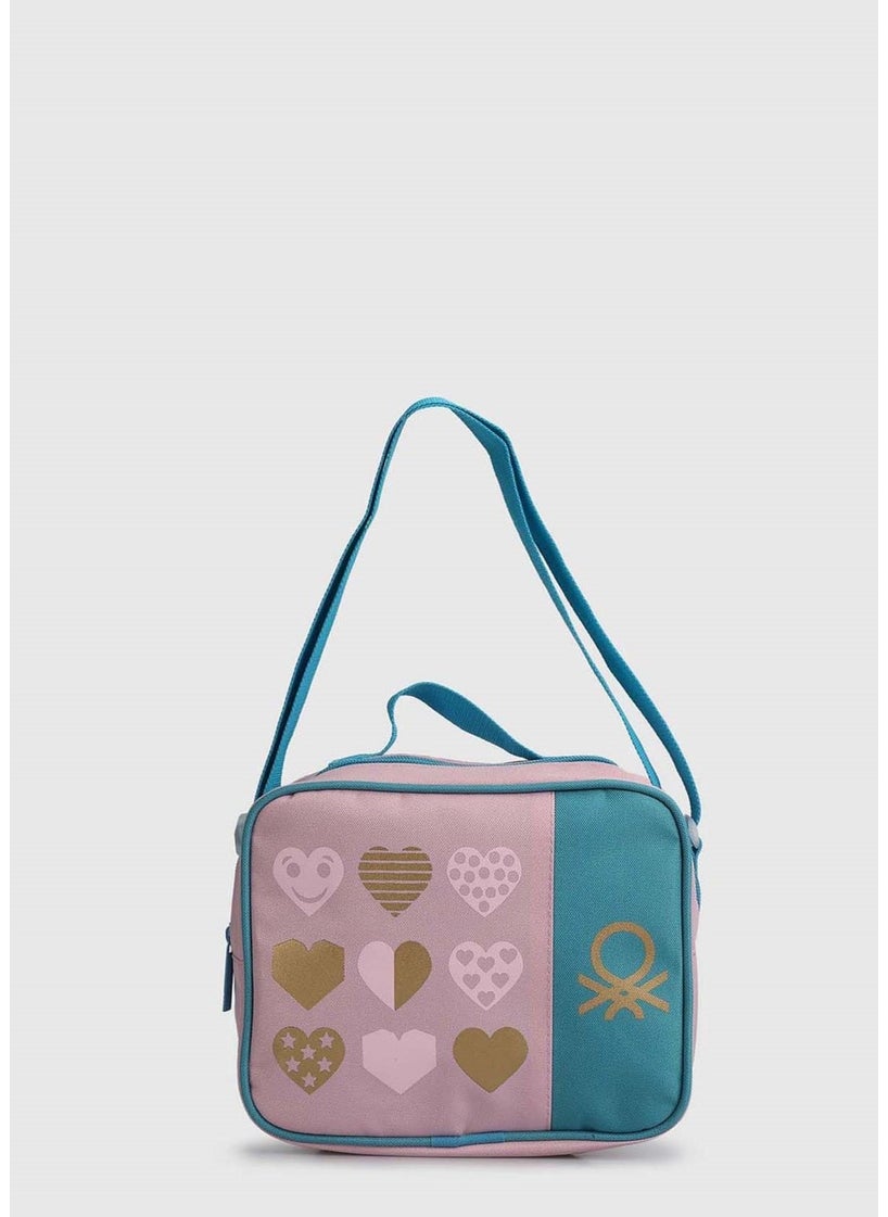 Pink NO18 Pink - Turquoise Lunch Bag