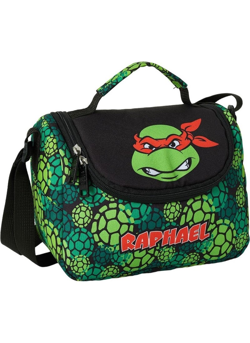 GENC DIGITAL PRINTING Ninja Turtles Primary and Secondary School Bag Lunch and Pencil Bag Set