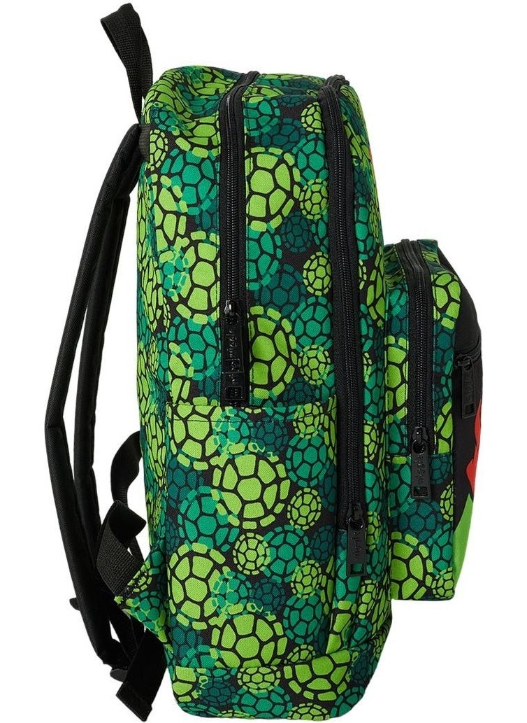 GENC DIGITAL PRINTING Ninja Turtles Primary and Secondary School Bag Lunch and Pencil Bag Set
