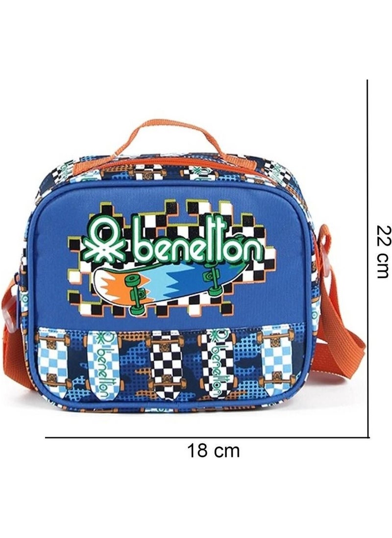 Skateboard Patterned Lunch Bag 03695