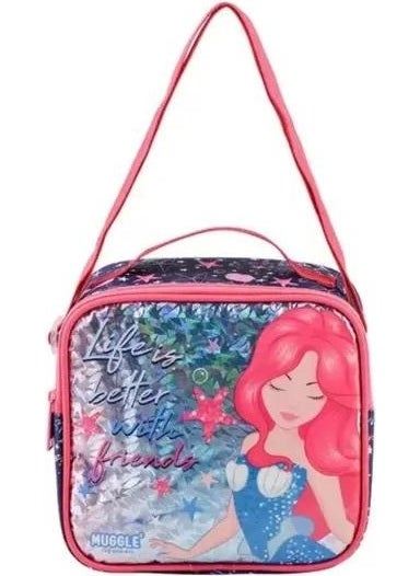 Lunch Box Marmaid Navy Blue Mu 8850 /
