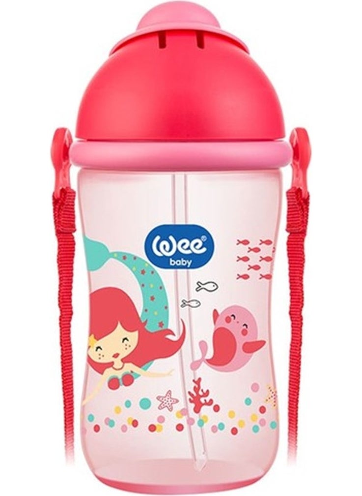 PP Cup with Straw 380 ml Girl
