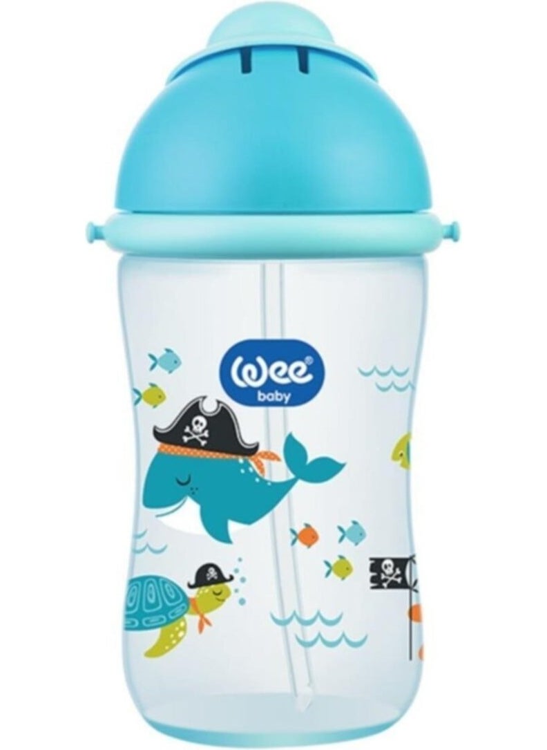 Girl-Boy Baby Patterned Straw Cup 380 ml 6+ MONTHS-WEE171