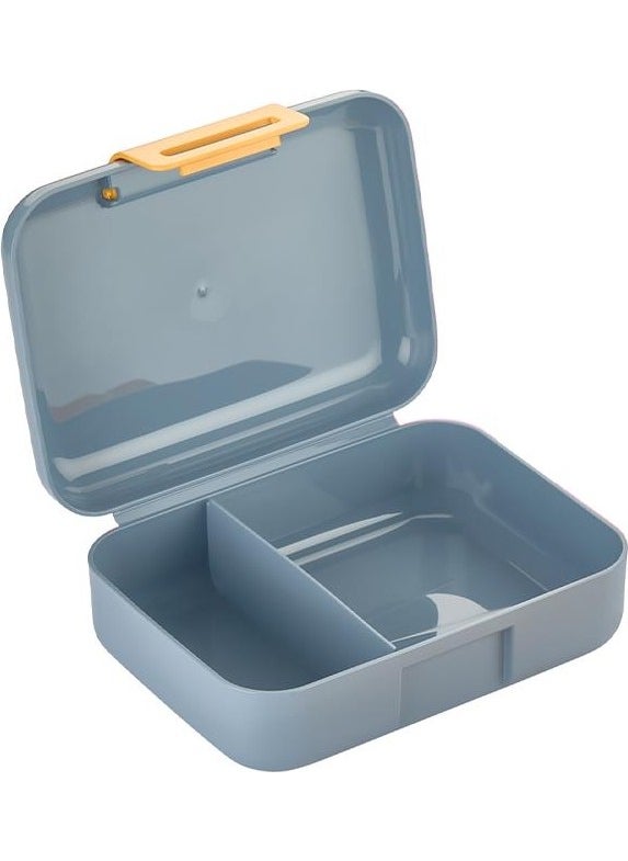 Lunch Box 2 Tiers with Fork, Knife and Spoon Set