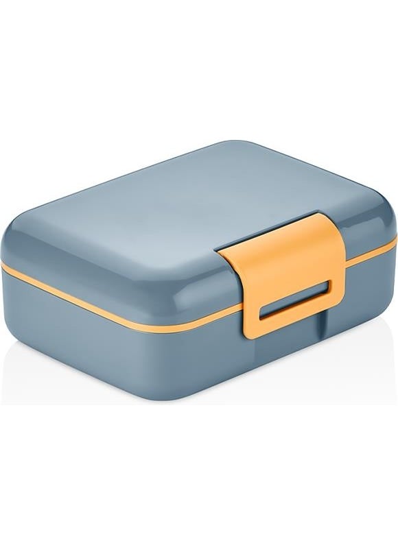 Lunch Box 2 Tiers with Fork, Knife and Spoon Set