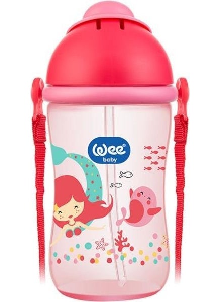 Patterned Glass with Straw 380 ml 6 Months+ 171