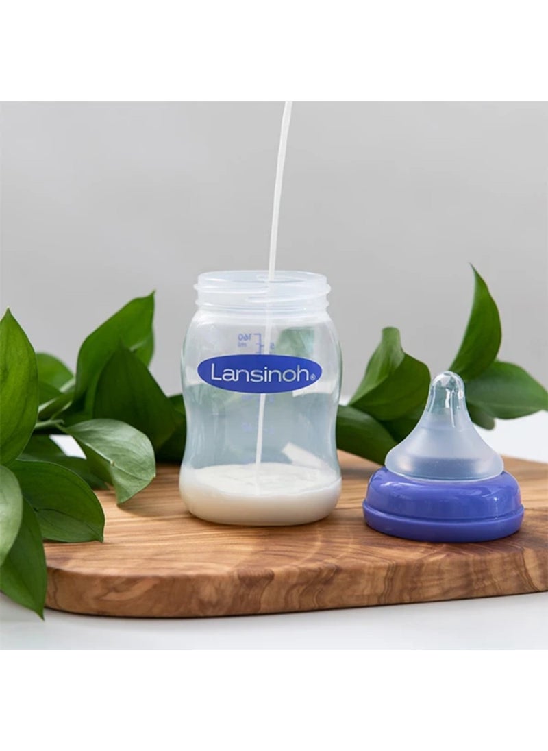 Natural Wave Silicone Baby Bottle Teat 2 Pack Fast Flow