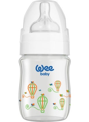 Classic Plus Wide Mouth Heat Resistant Glass Baby Bottle 120 ml