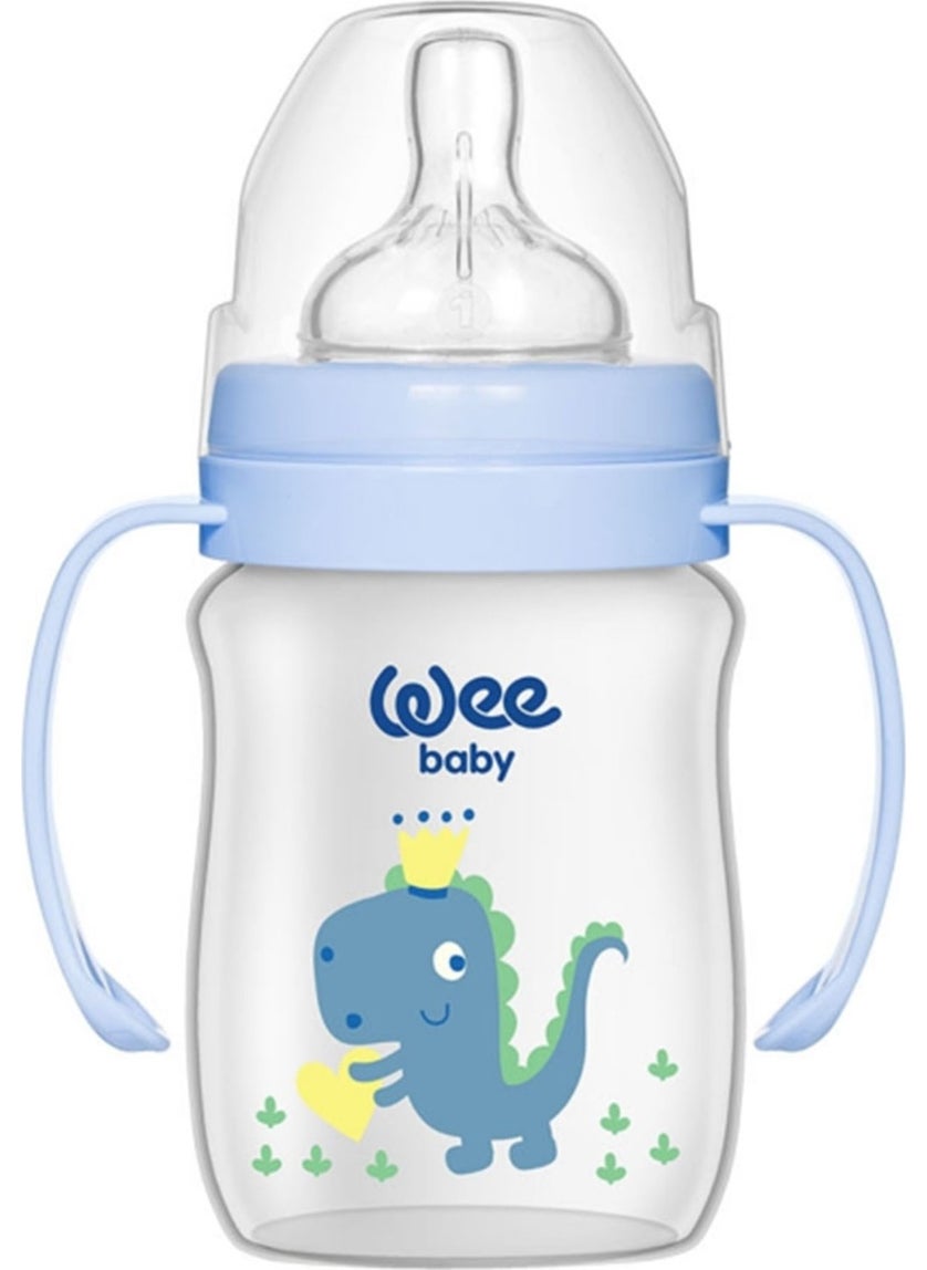 Classic Wide Mouth PP Feeding Bottle with Handle 150 ml