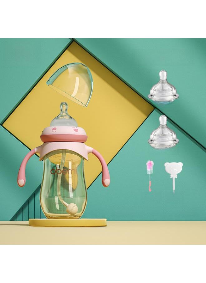 Obenie Ppsu Big Baby Bottle Anti-flatulence And Fall-resistant Wide-caliber Baby Bottle Can Be Used For One Bottle For Three Purposes