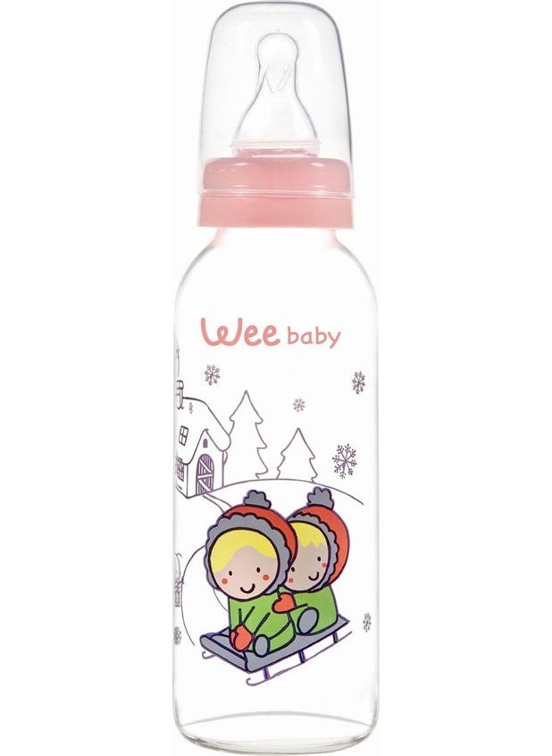 876 Glass Bottle 250 ml - Pink