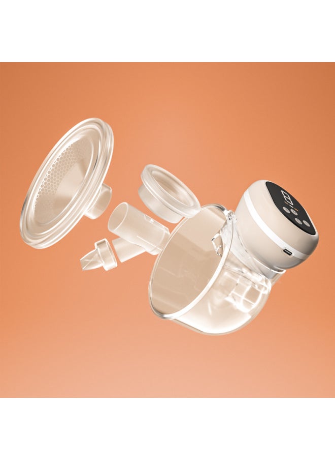 Wearable Electric Milk Suction Large Suction Mute Hand-free Postpartum Maternal And Infant Products For Night Use-Colour:Other Colors Can Be Customized