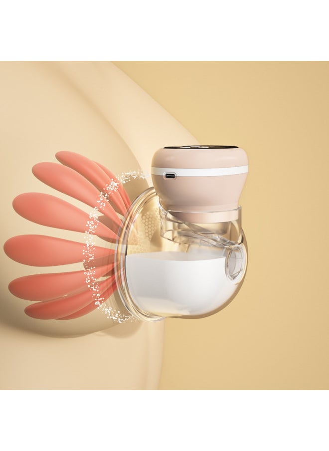 Wearable Electric Milk Suction Large Suction Mute Hand-free Postpartum Maternal And Infant Products For Night Use-Colour:Green