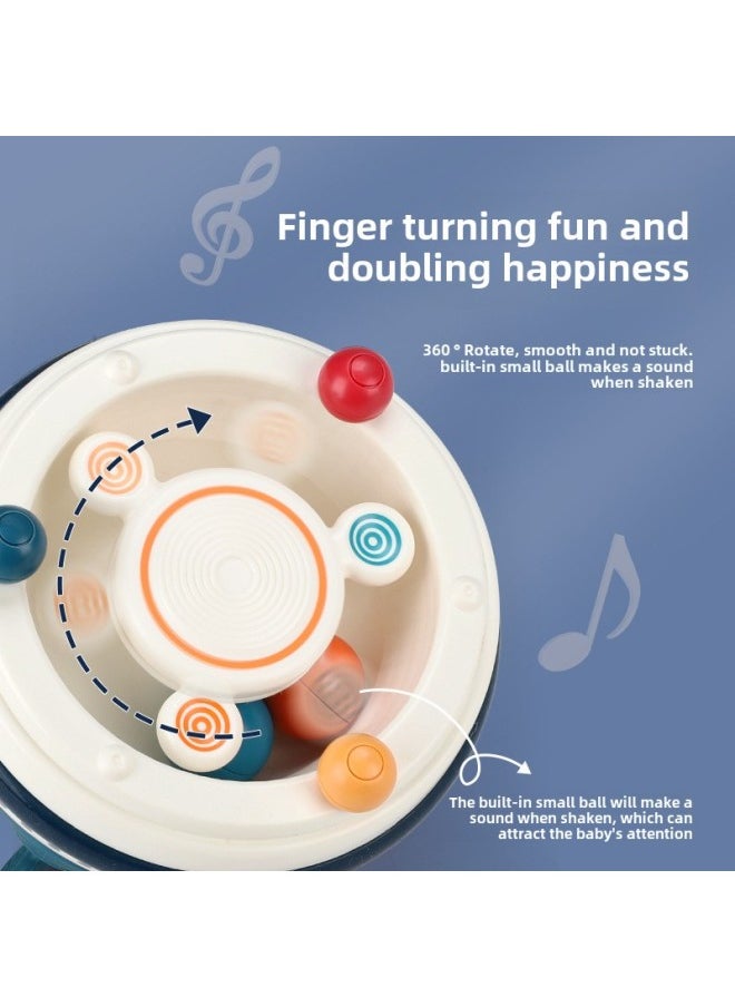 UFO Bubble Music Transfer Music Car Hanging Soothing Early Education Educational Infant Finger Press Silicone Toy-Color:UFO Bubble Bag