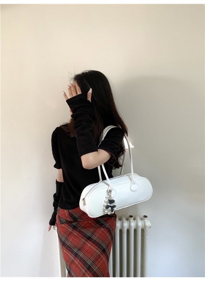 INS Wind Armpit Bag Advanced Sense of All-in-one Shoulder Bag Niche Design PU Style Baguette Bag