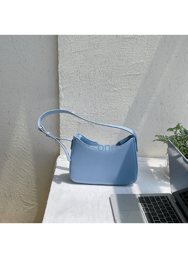 Fashion Niche Single Shoulder Handbag Fashion Small Square Bag Style PU Temperament Underarm Bag