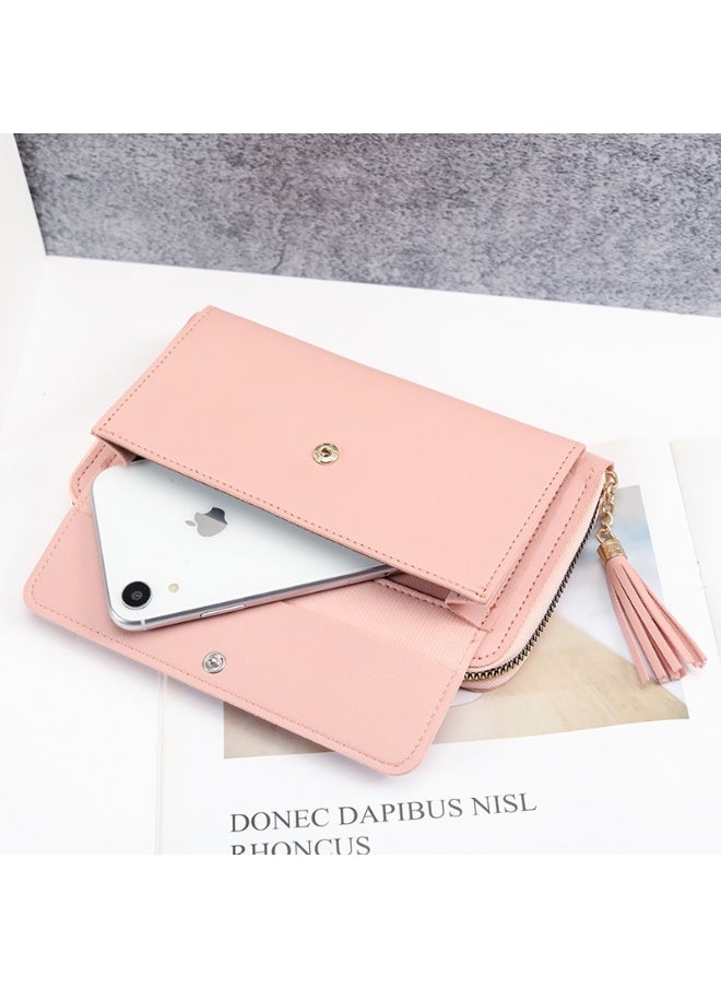New Large Capacity Multi-functional Solid-color Small Shoulder Bag Fashion Simple Horizontal Crossbody Phone Handbag Ladies