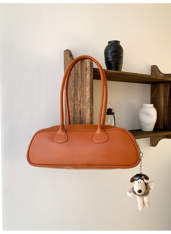 INS Wind Armpit Bag Advanced Sense of All-in-one Shoulder Bag Niche Design PU Style Baguette Bag