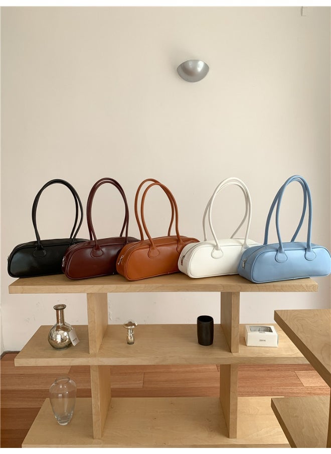 INS Wind Armpit Bag Advanced Sense of All-in-one Shoulder Bag Niche Design PU Style Baguette Bag