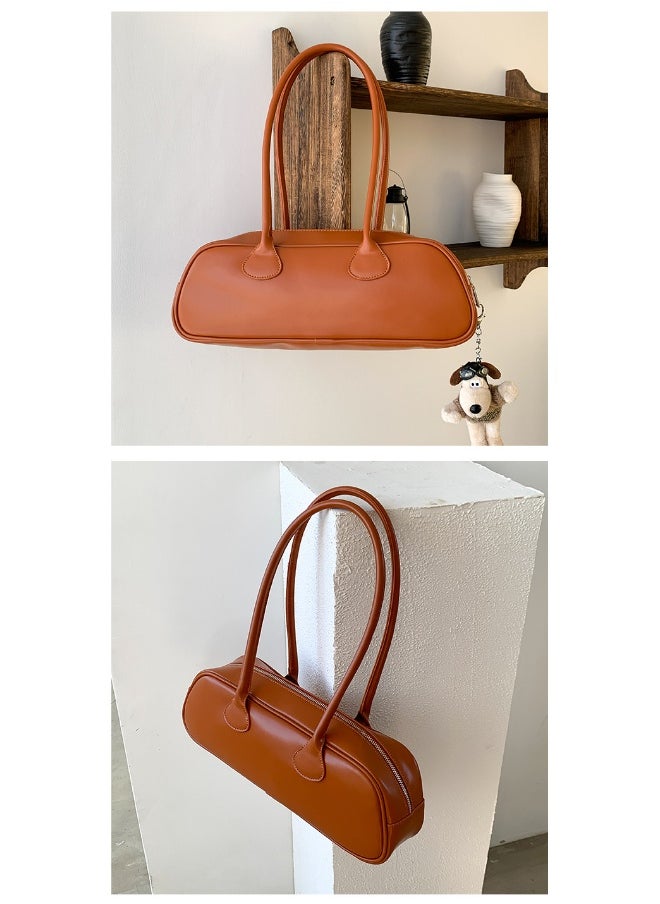 INS Wind Armpit Bag Advanced Sense of All-in-one Shoulder Bag Niche Design PU Style Baguette Bag