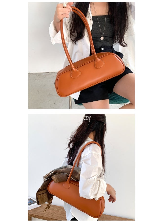 INS Wind Armpit Bag Advanced Sense of All-in-one Shoulder Bag Niche Design PU Style Baguette Bag